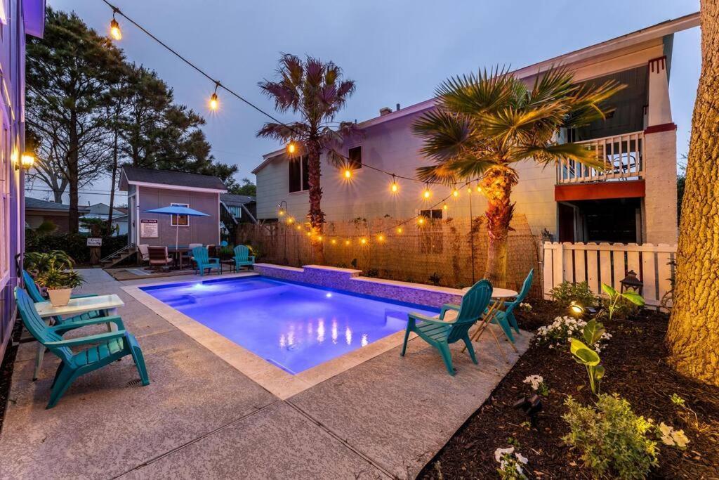 5/3 With A Heated Pool 2 Min From Beach, Updated Galveston Eksteriør bilde
