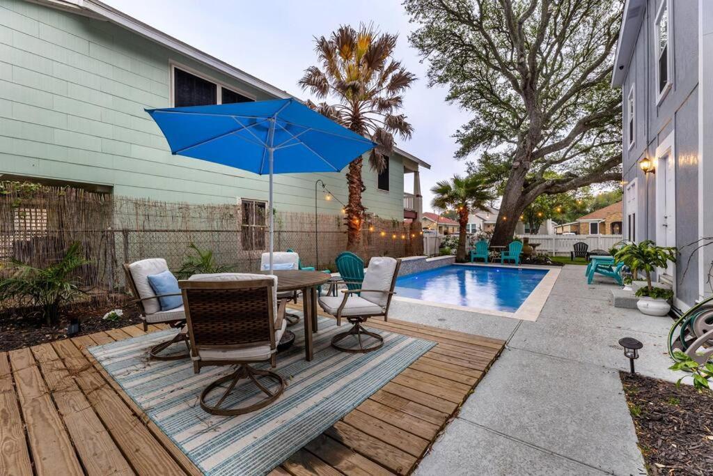 5/3 With A Heated Pool 2 Min From Beach, Updated Galveston Eksteriør bilde